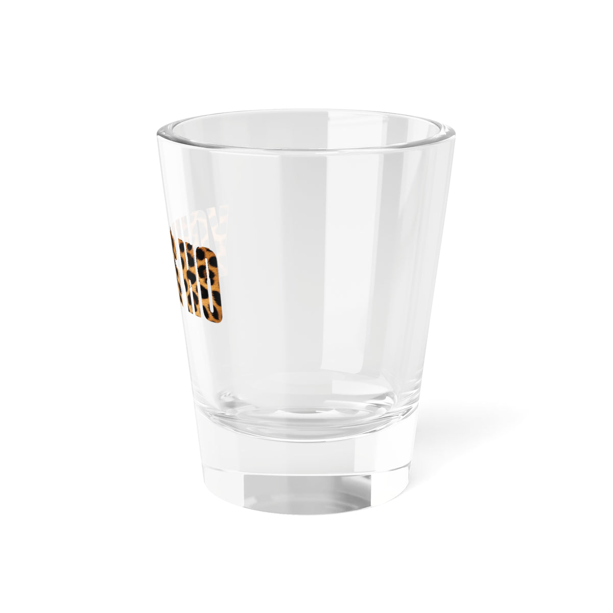 Leopard Print "YOUNG HO" 1.5oz Novelty Shot Glass